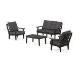 Mission 4-Piece Deep Seating Set with Loveseat