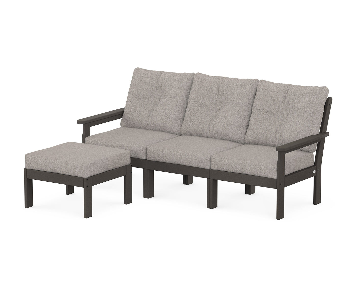 Vineyard 4-Piece Sectional with Ottoman