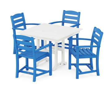 La Casa Café 5-Piece Farmhouse Dining Set