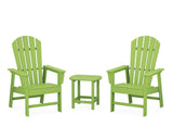 South Beach Casual Chair 3-Piece Set with 18" South Beach Side Table