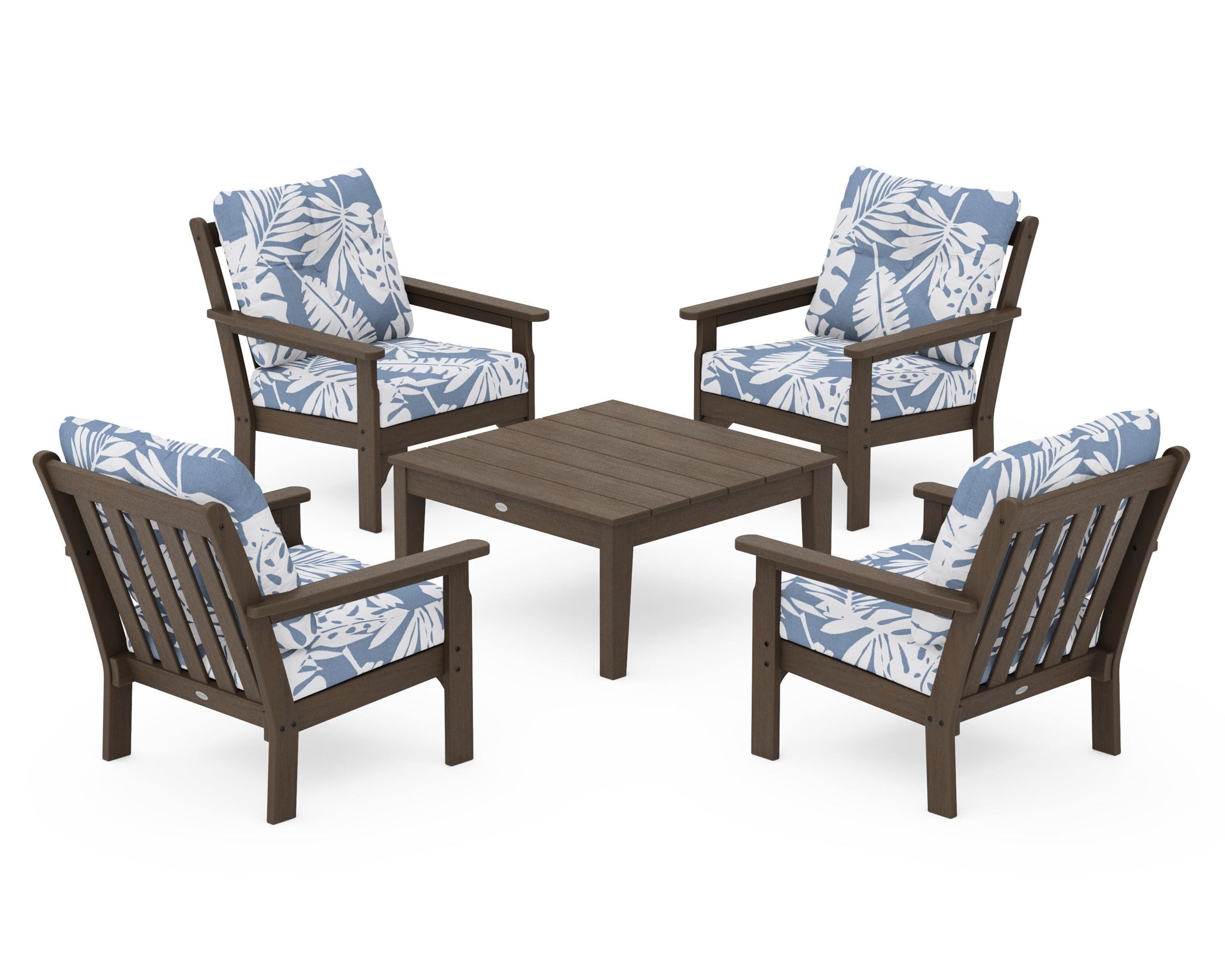 Vineyard 5-Piece Deep Seating Conversation Set