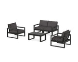 EDGE Sectional 4-Piece Deep Seating Set with Loveseat
