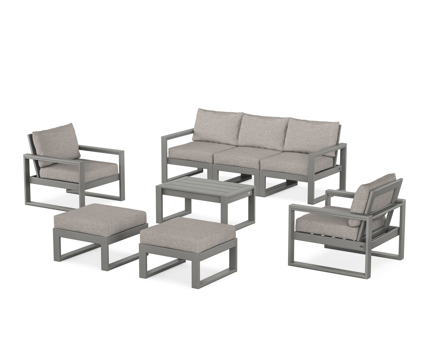 EDGE Sectional 8-Piece Lounge Sofa Set