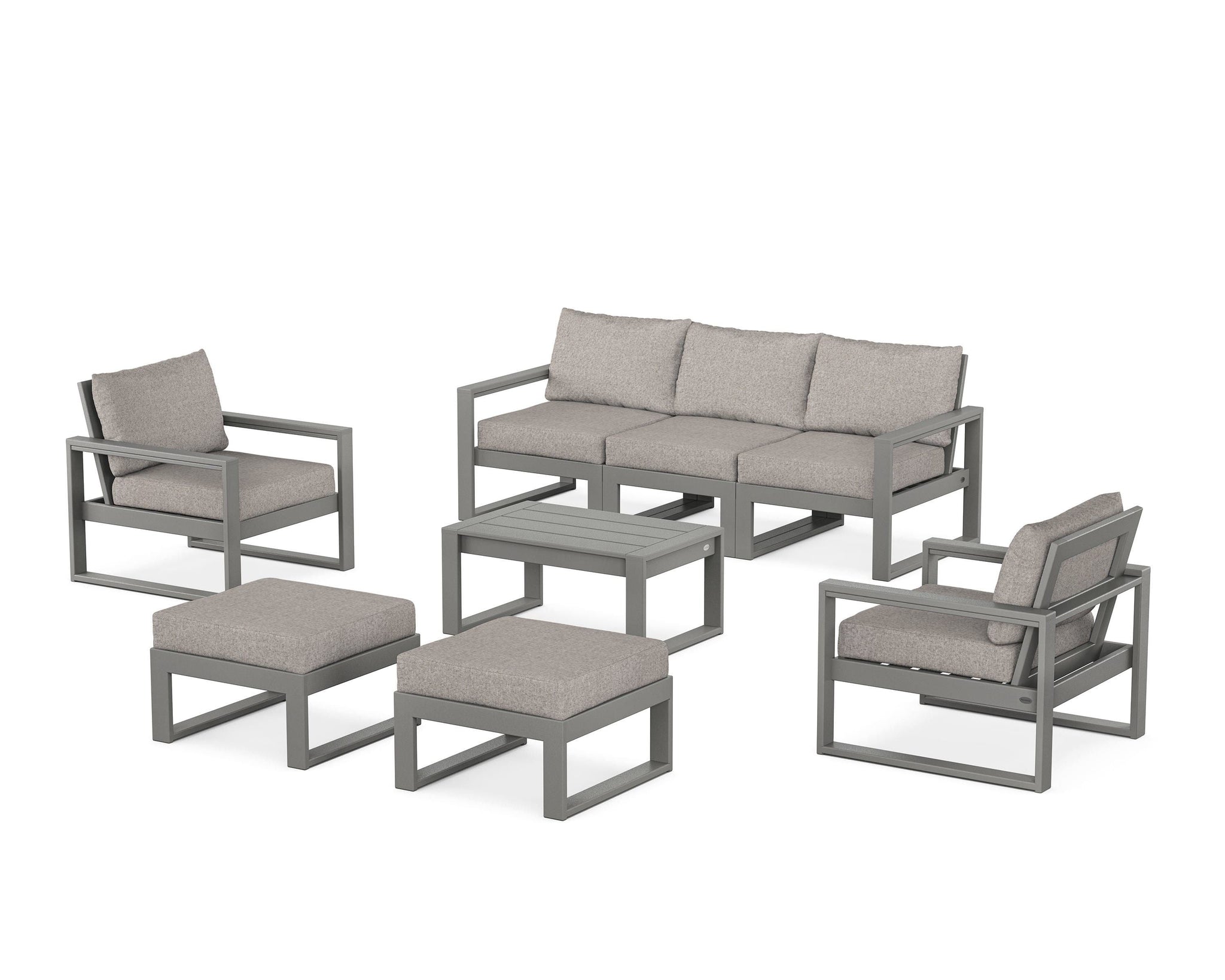 EDGE Sectional 8-Piece Lounge Sofa Set