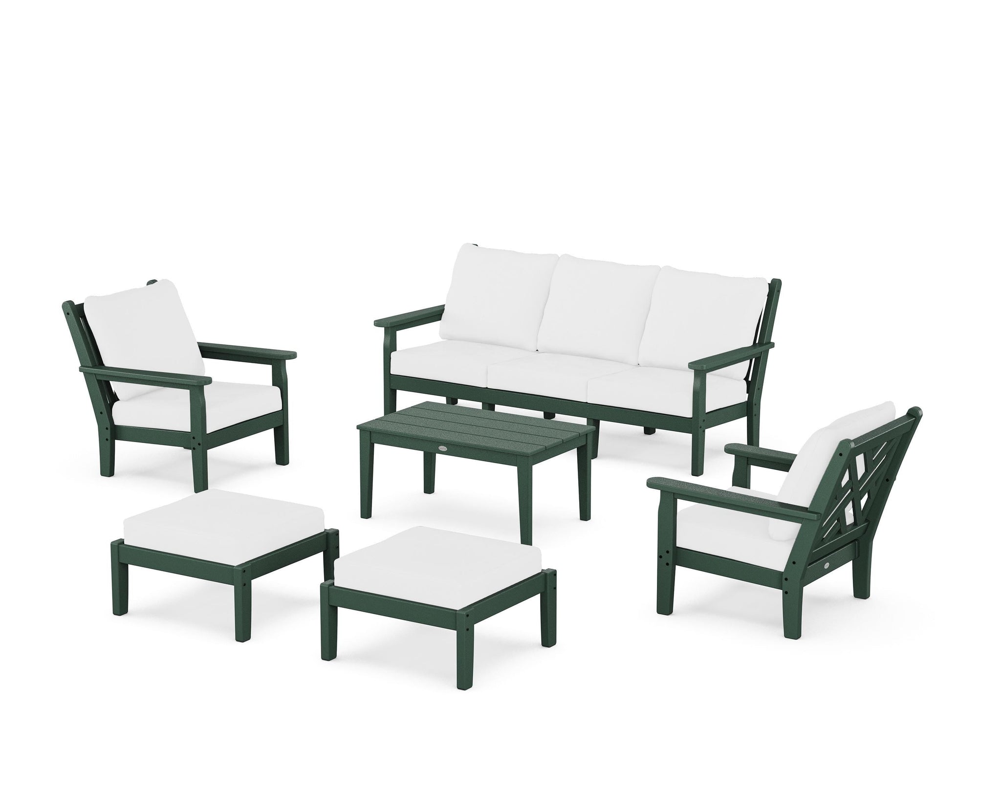 Chippendale 6-Piece Lounge Sofa Set