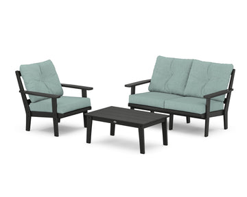 Oxford 3-Piece Deep Seating Set with Loveseat
