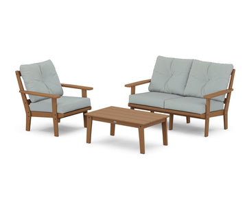 Oxford 3-Piece Deep Seating Set with Loveseat