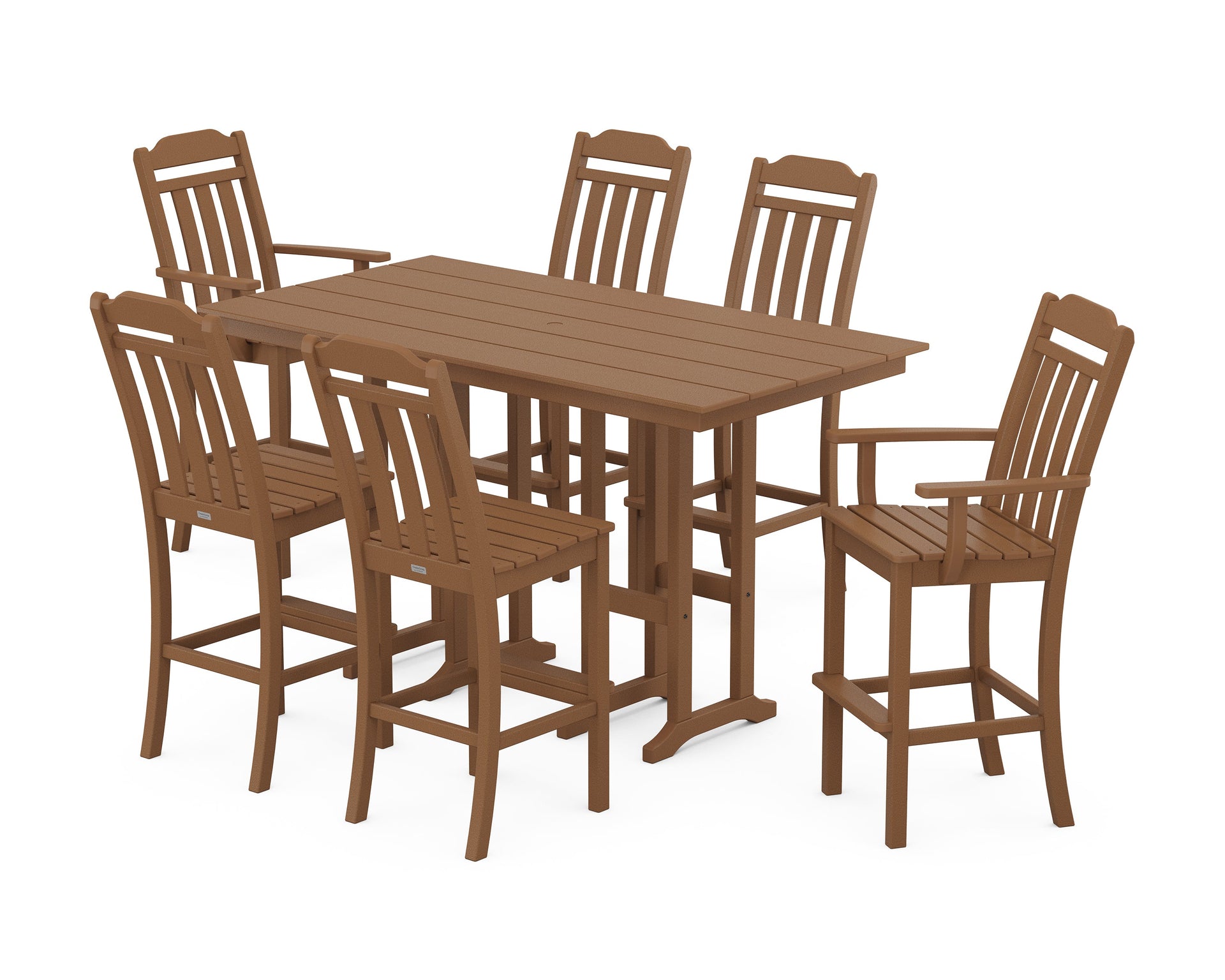 Cottage 7-Piece Farmhouse Bar Set
