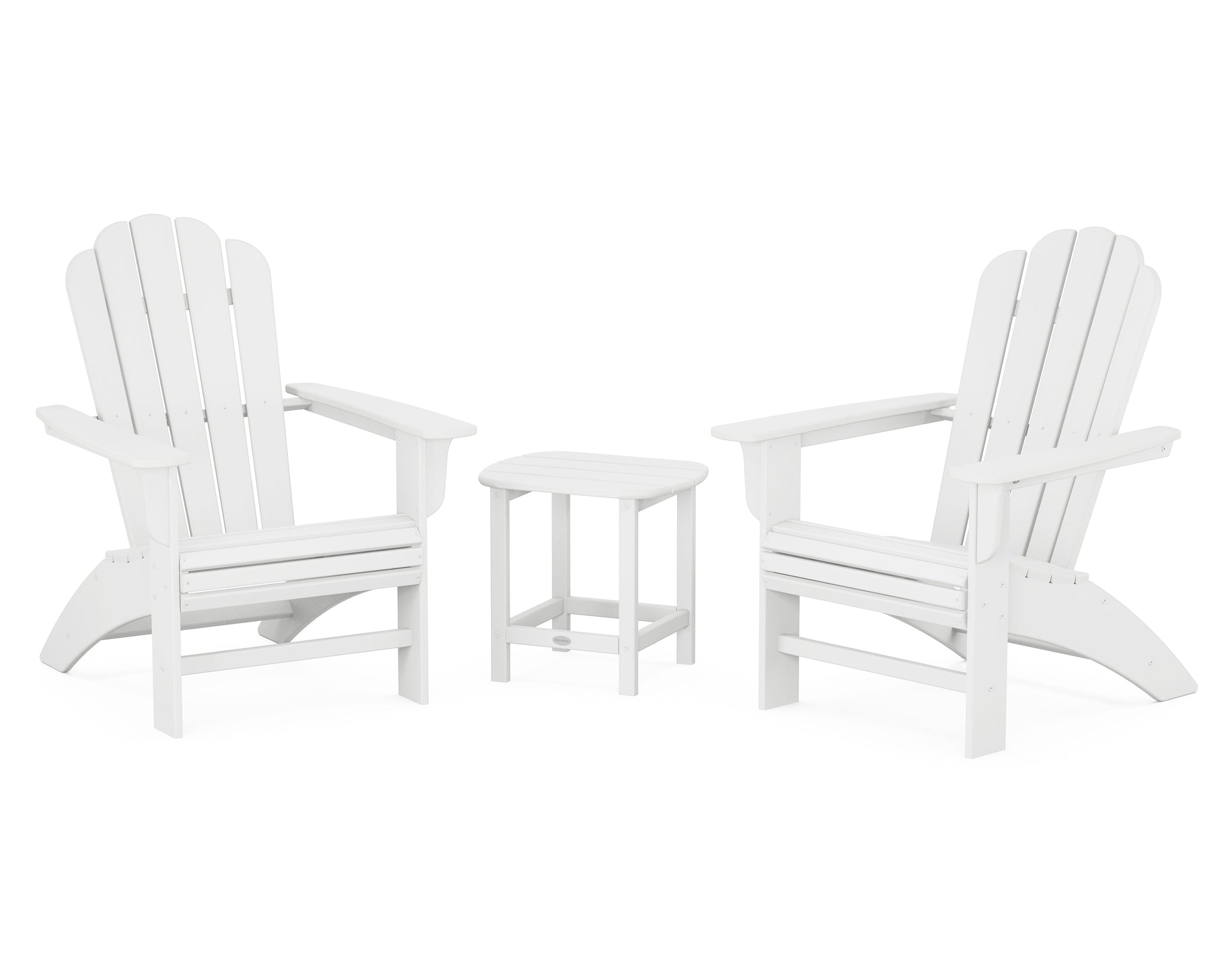 Cottage Curveback Adirondack Chair 3-Piece Set