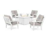 Oxford 5-Piece Deep Seating Set with Fire Pit Table