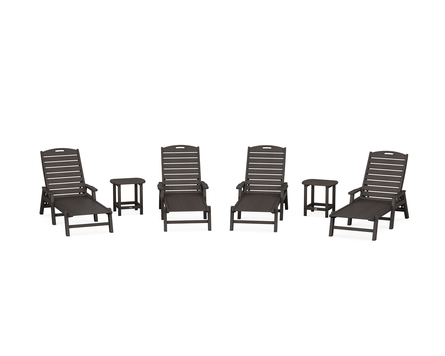 Nautical Chaise 6-Piece Set with Arms