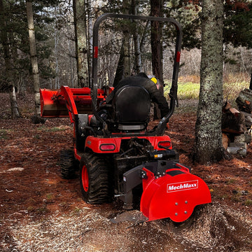 MechMaxx SG24 Stump Grinder 3-Point PTO with 34 Carbide Teeth for 15-45 HP Tractor New