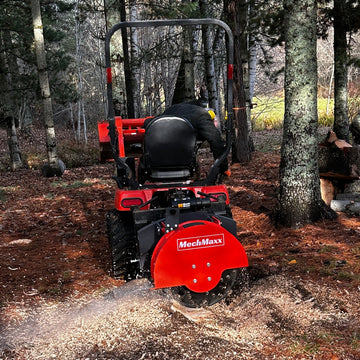 MechMaxx SG24 Stump Grinder 3-Point PTO with 34 Carbide Teeth for 15-45 HP Tractor New