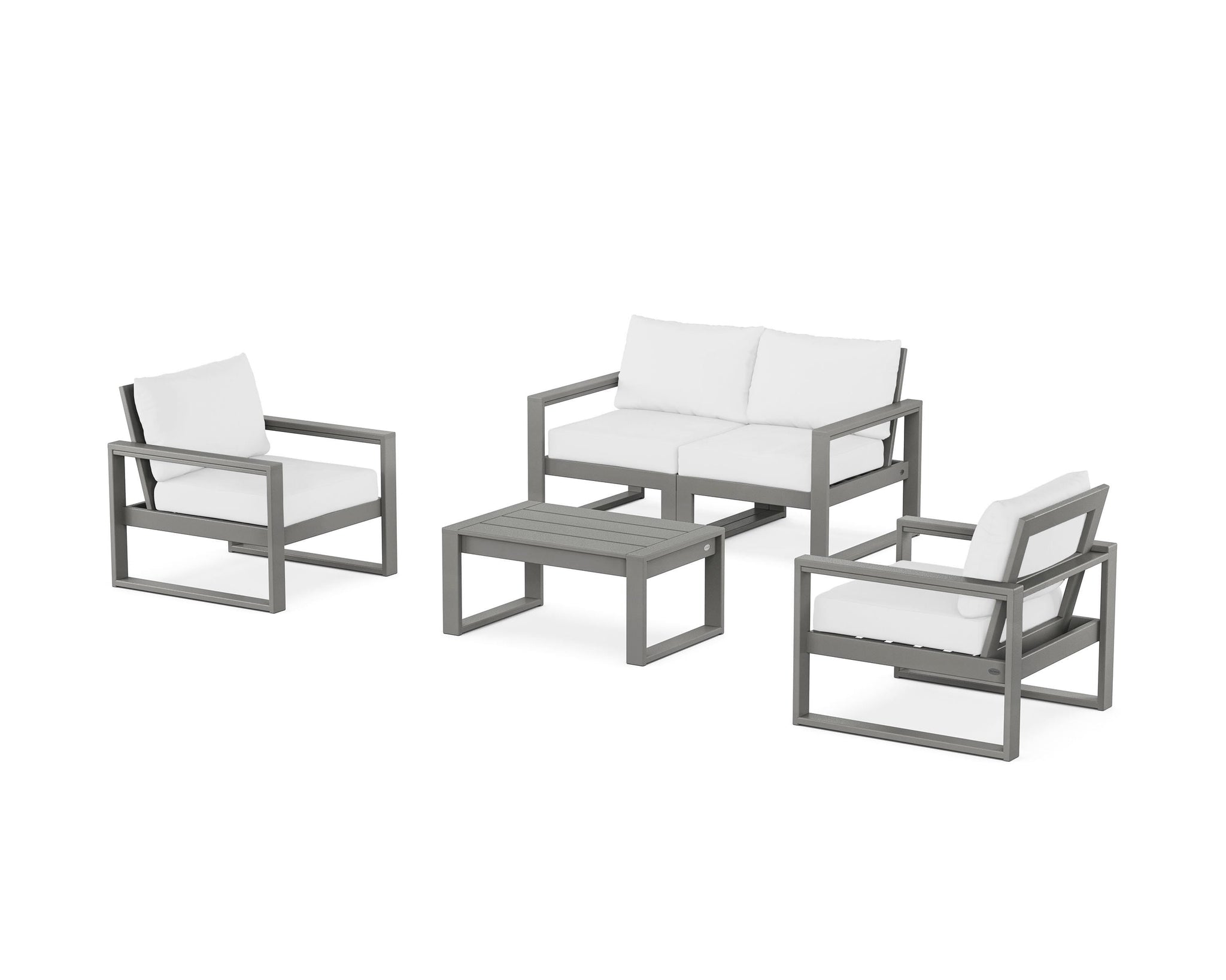 EDGE Sectional 4-Piece Deep Seating Set with Loveseat