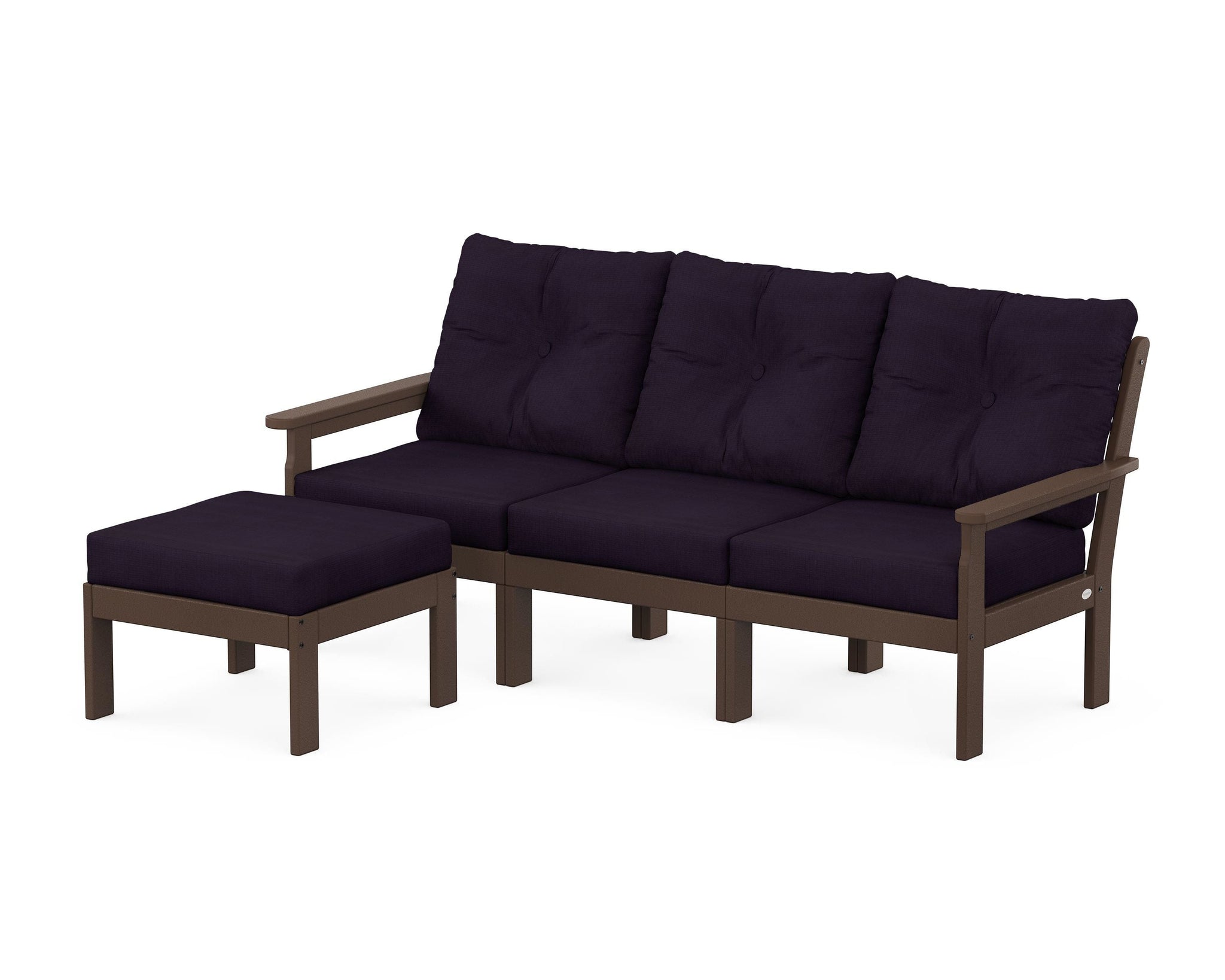 Vineyard 4-Piece Sectional with Ottoman