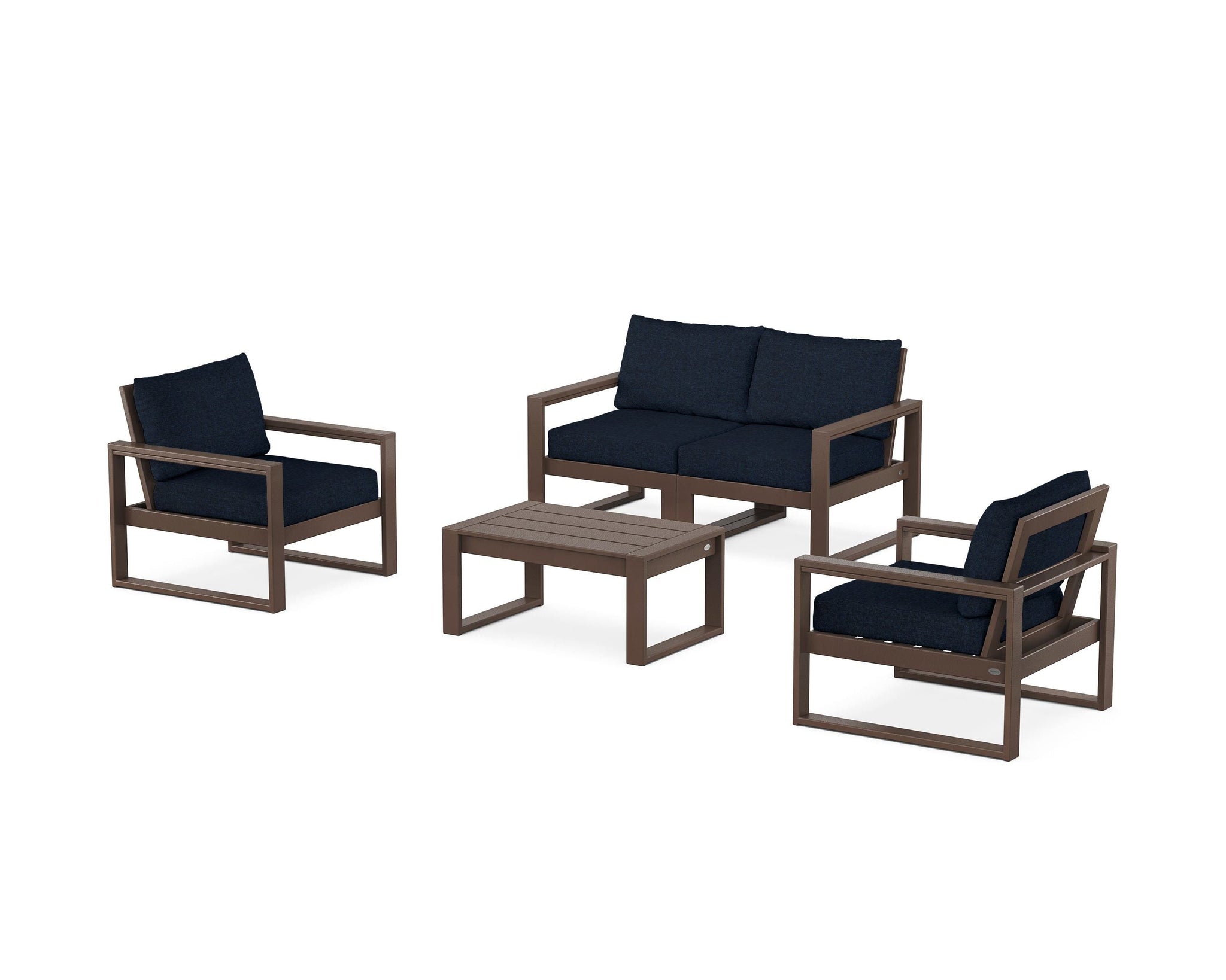 EDGE Sectional 4-Piece Deep Seating Set with Loveseat