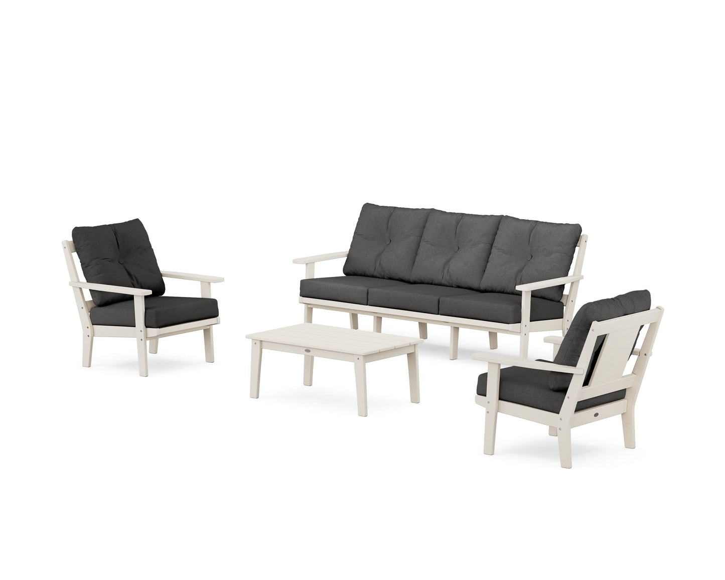 Prairie 4-Piece Deep Seating Set with Sofa
