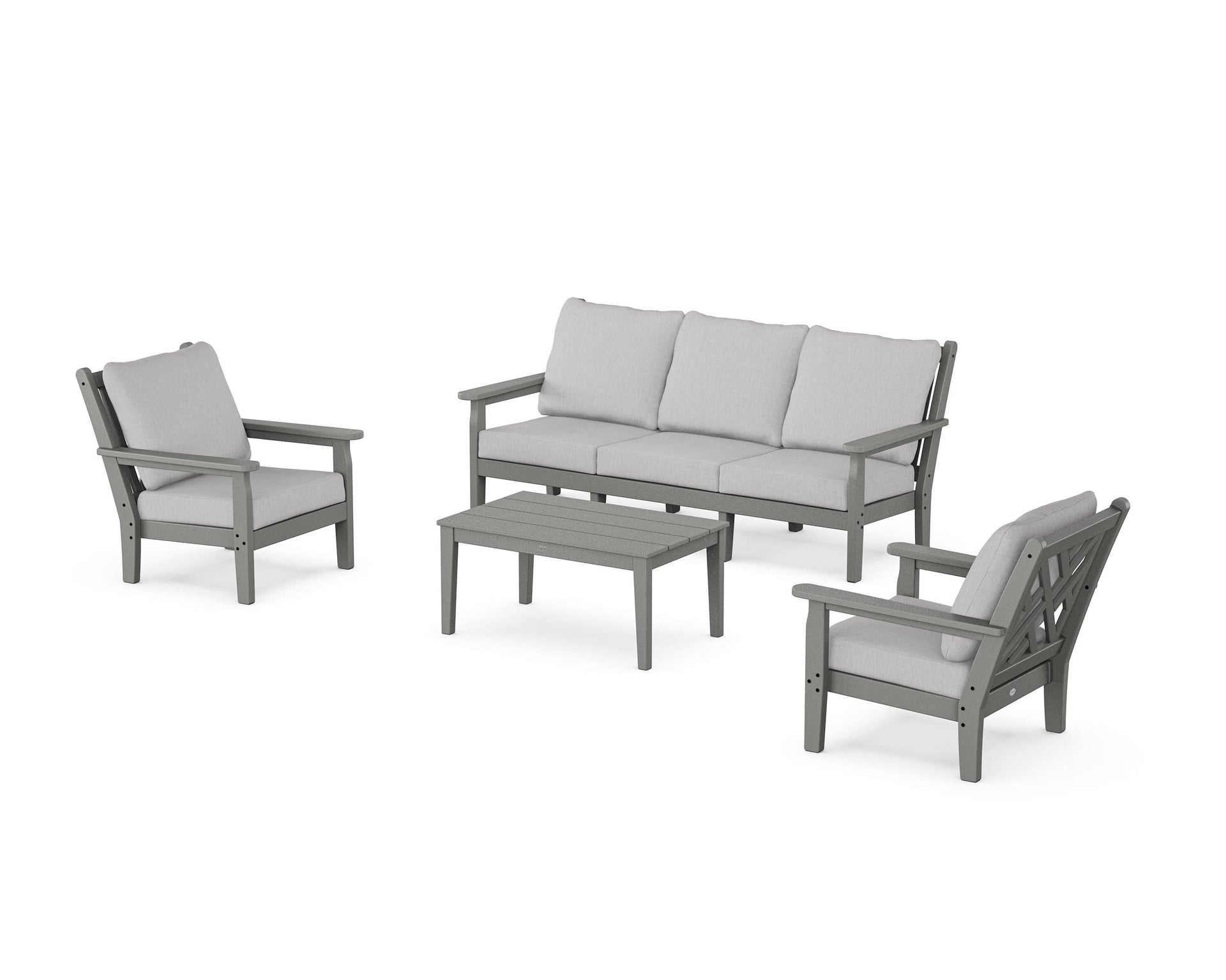 Chippendale 4-Piece Deep Seating Set with Sofa