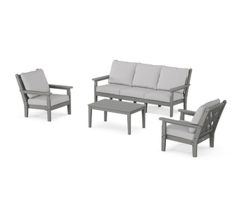Chippendale 4-Piece Deep Seating Set with Sofa