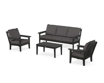 Cottage 4-Piece Deep Seating Set with Sofa