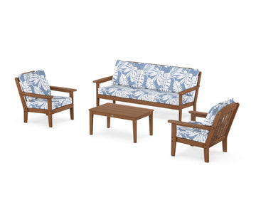 Cottage 4-Piece Deep Seating Set with Sofa