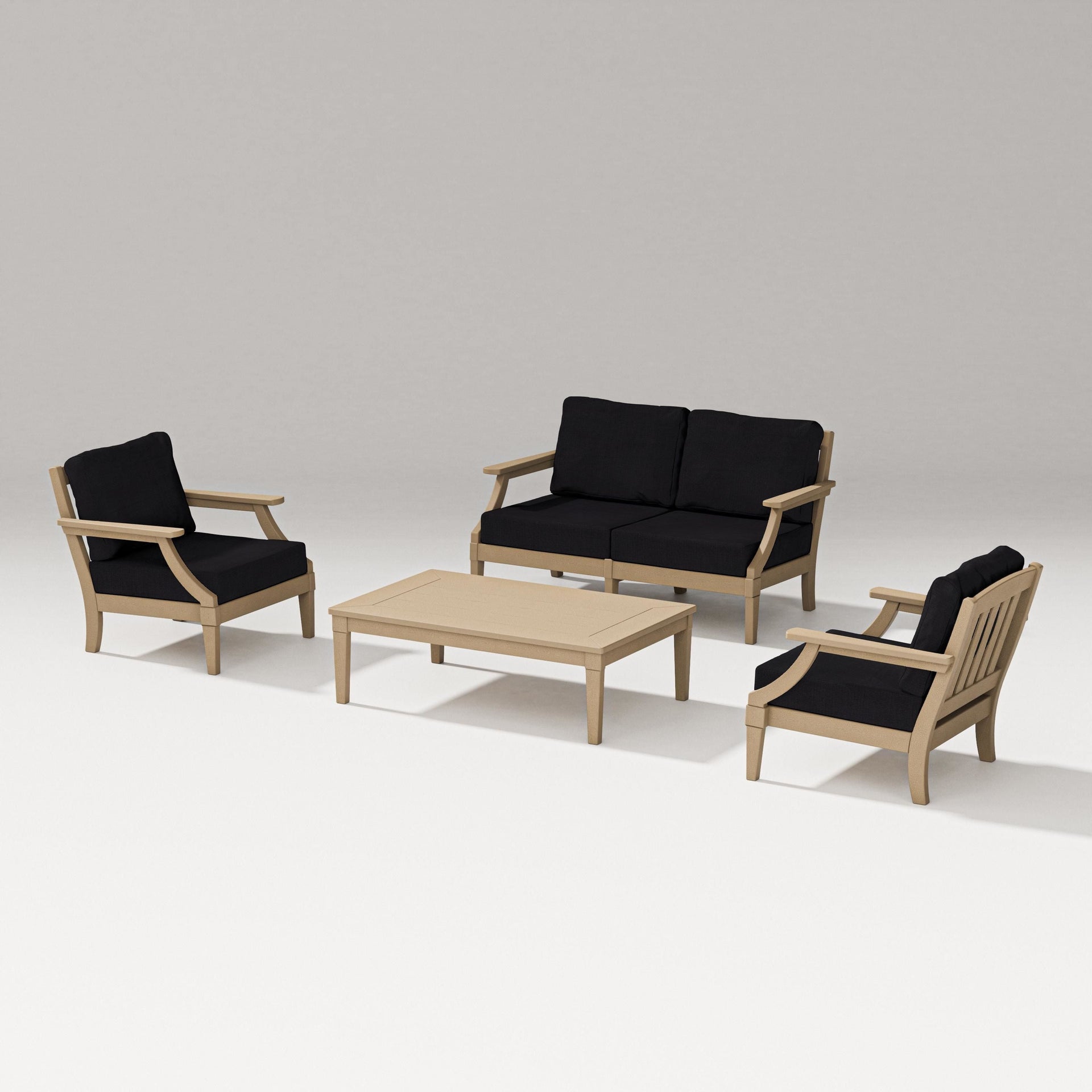 Estate Lounge 4-Piece Loveseat Set