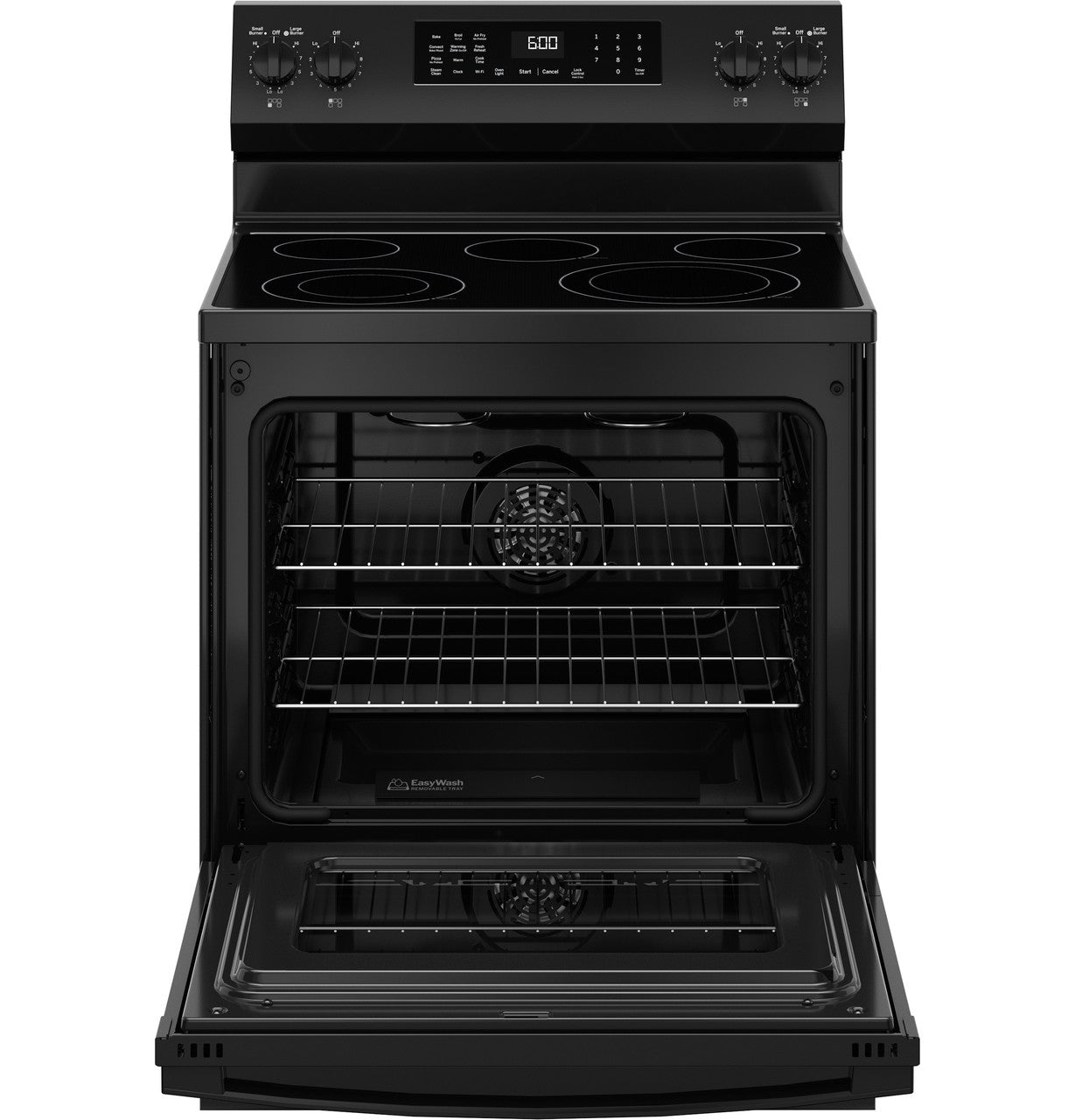 GE® ENERGY STAR® 30" Free-Standing Electric Convection Range with No Preheat Air Fry and EasyWash™ Oven Tray