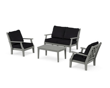 Wovendale 4-Piece Deep Seating Set with Loveseat