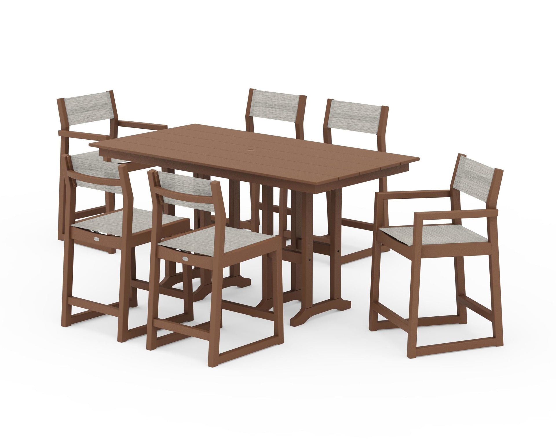 EDGE Sling 7-Piece Farmhouse Counter Set