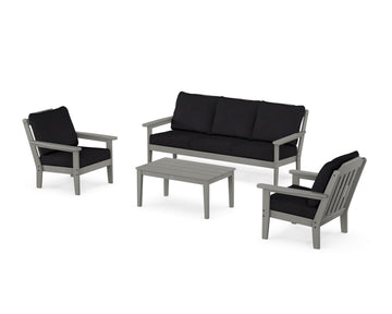 Cottage 4-Piece Deep Seating Set with Sofa