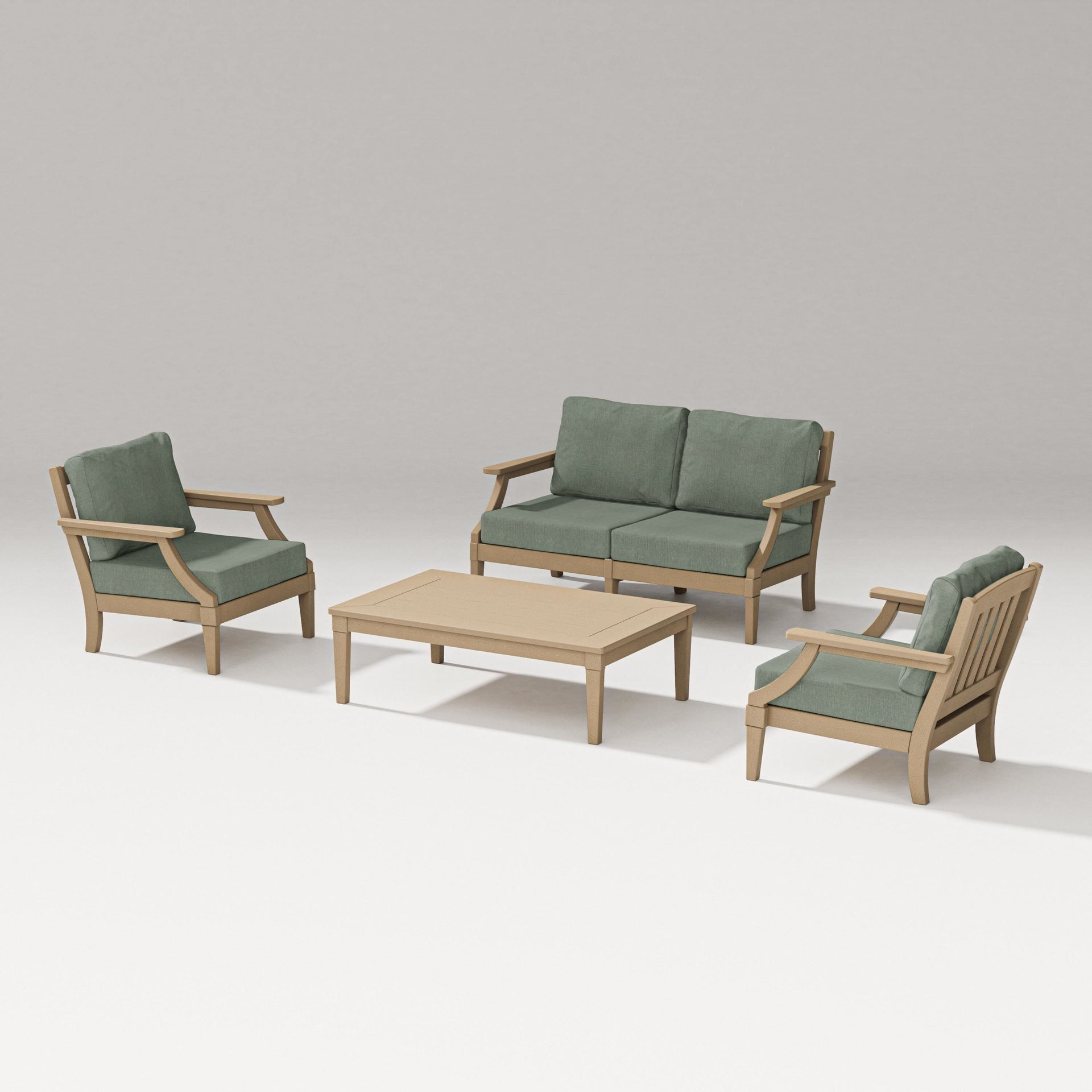 Estate Lounge 4-Piece Loveseat Set