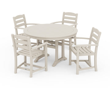 La Casa Café 5-Piece Arm Chair Dining Set
