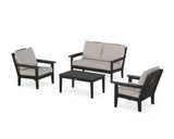 Cottage 4-Piece Deep Seating Set with Loveseat