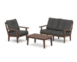Prairie 3-Piece Deep Seating Set with Loveseat