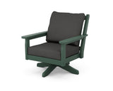 Chippendale Deep Seating Swivel Chair