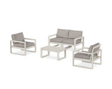 EDGE Sectional 4-Piece Deep Seating Set with Loveseat