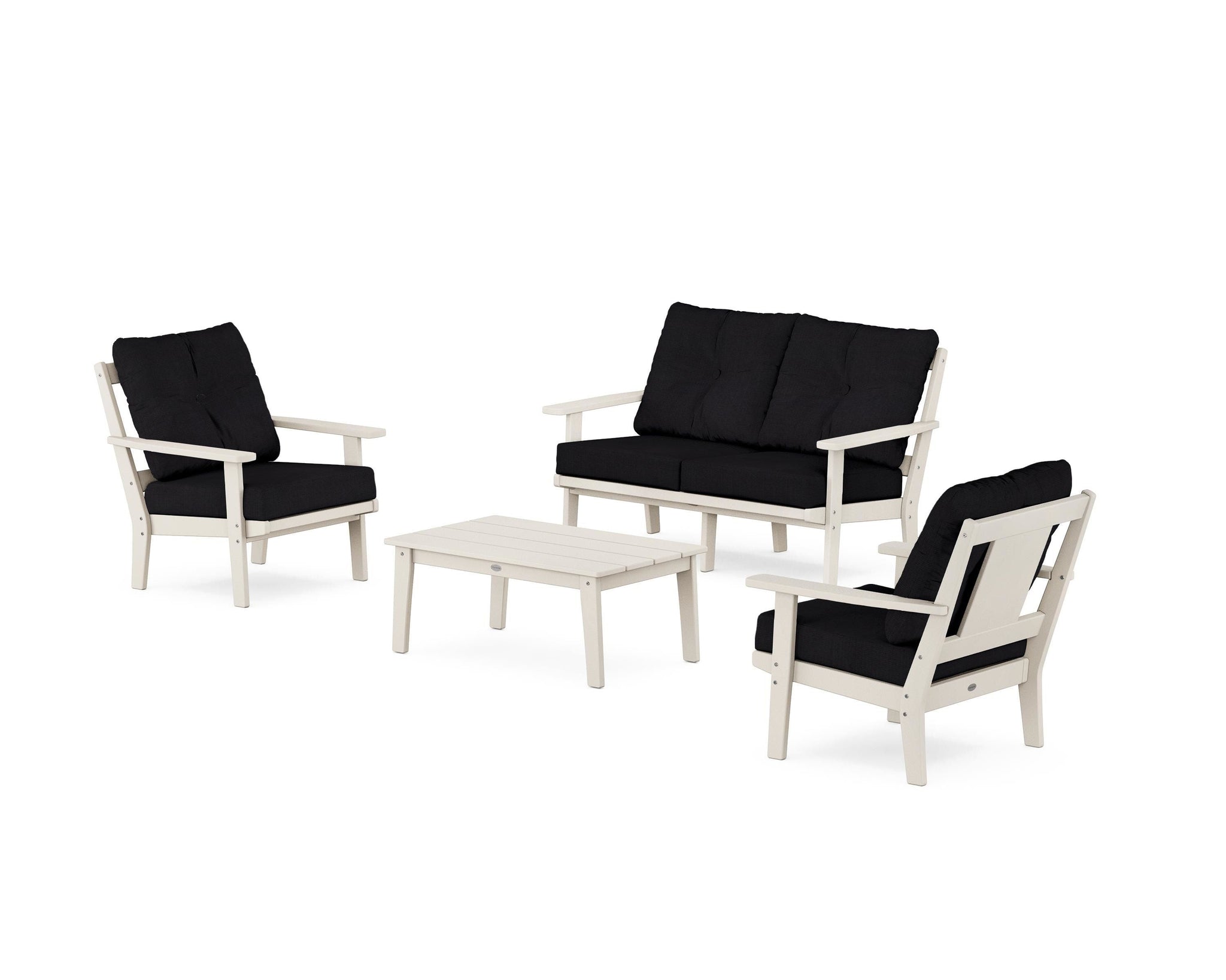 Prairie 4-Piece Deep Seating Set with Loveseat
