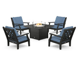 Wovendale 5-Piece Deep Seating Set with Fire Pit Table