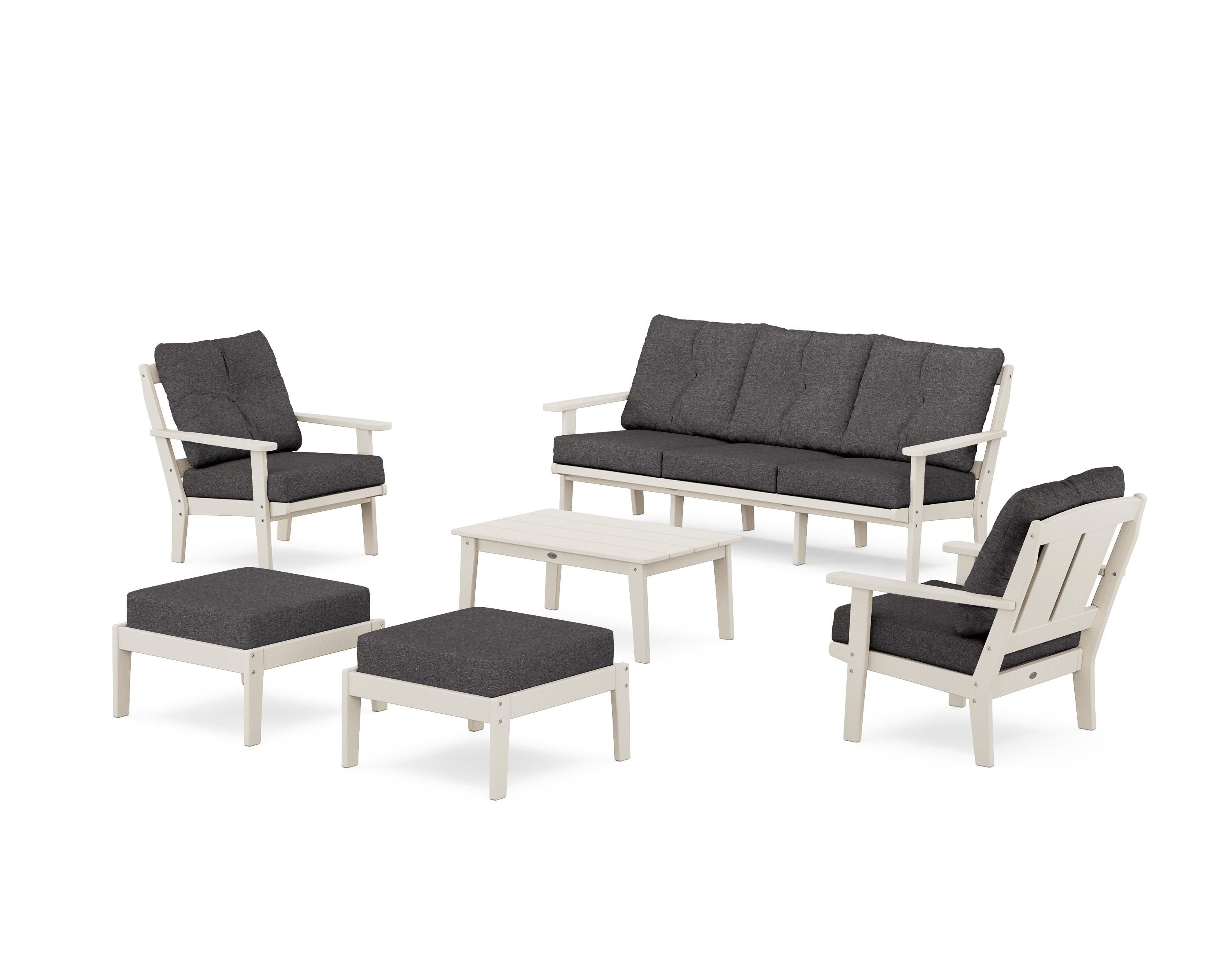 Mission 6-Piece Lounge Sofa Set