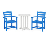 La Casa Café 3-Piece Round Bistro Dining Set