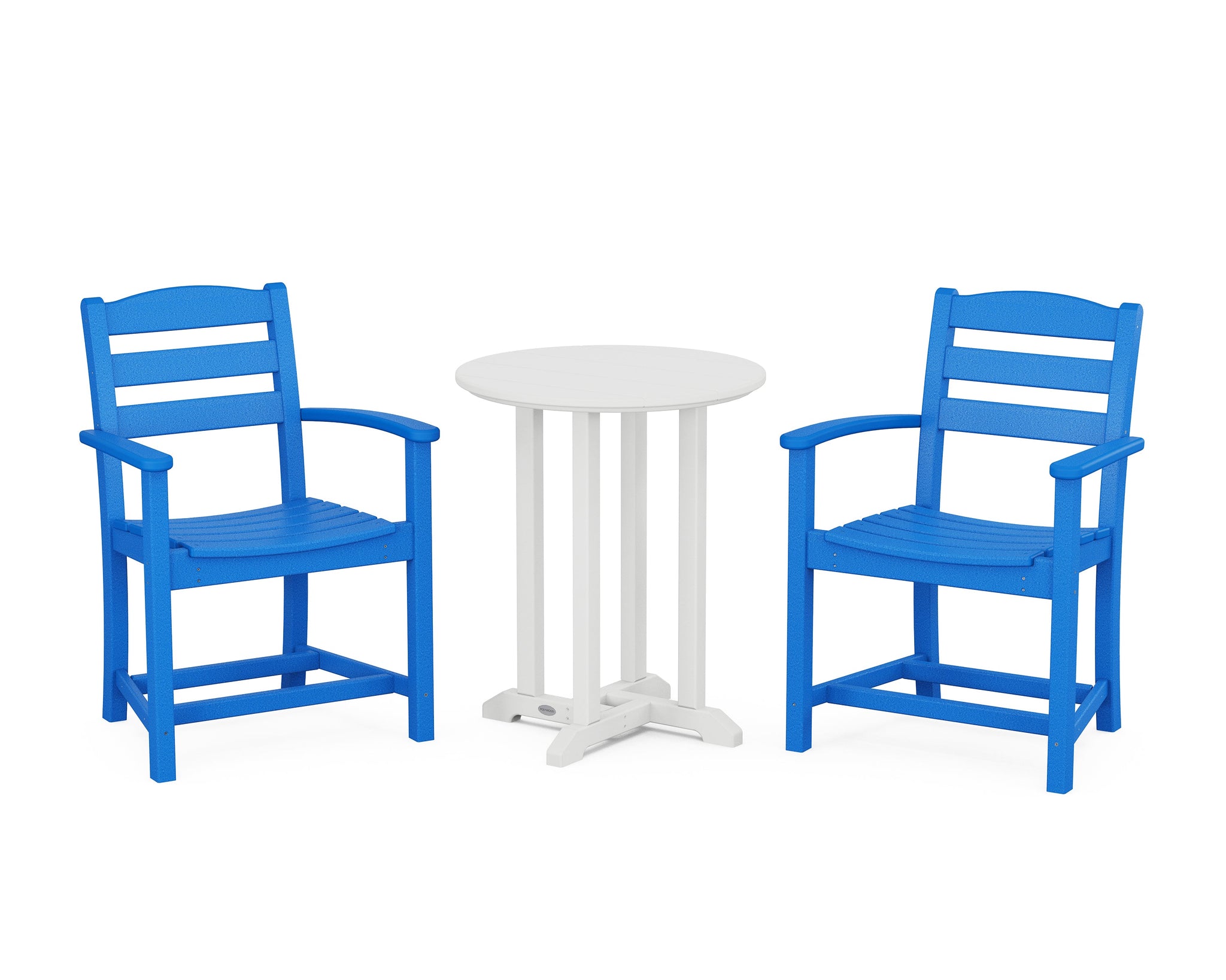 La Casa Café 3-Piece Round Bistro Dining Set