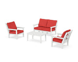 Chippendale 4-Piece Deep Seating Set with Loveseat