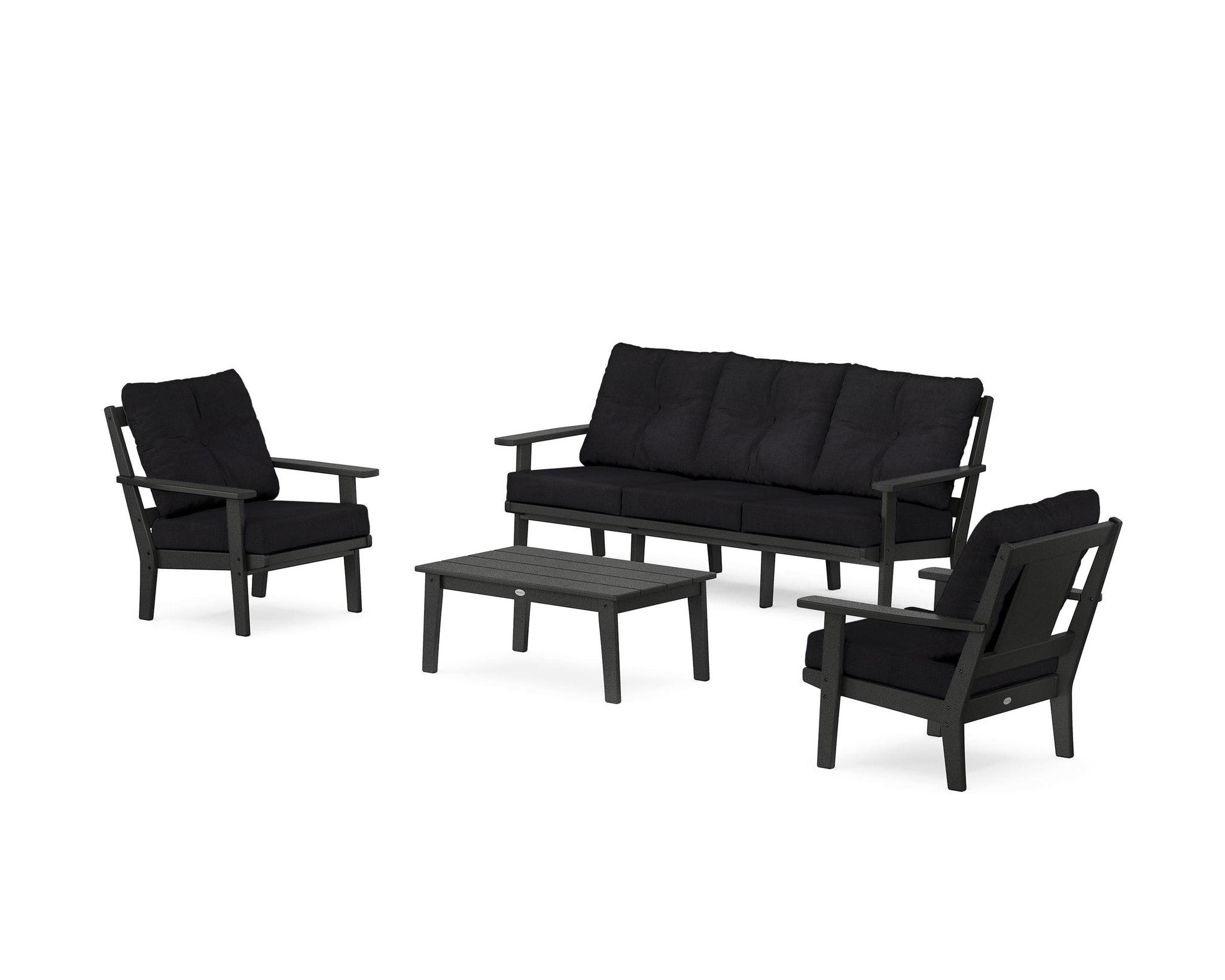 Prairie 4-Piece Deep Seating Set with Sofa