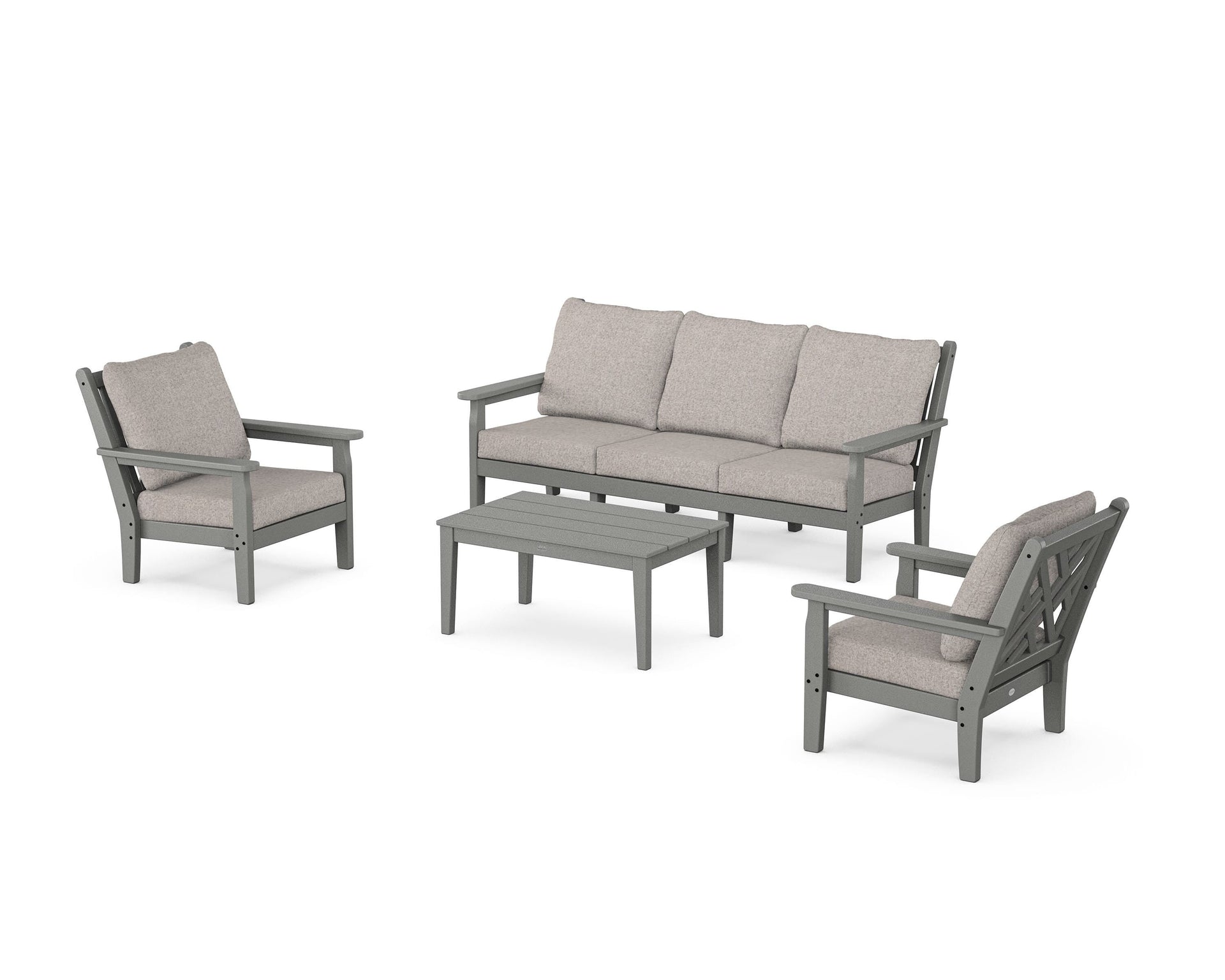 Chippendale 4-Piece Deep Seating Set with Sofa