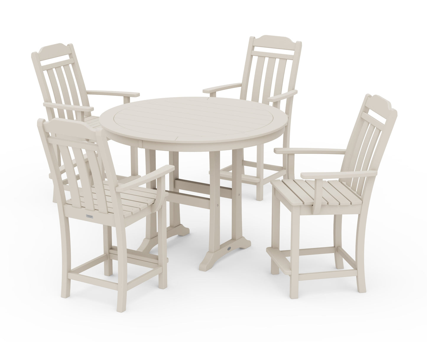 Cottage 5-Piece Round Counter Set