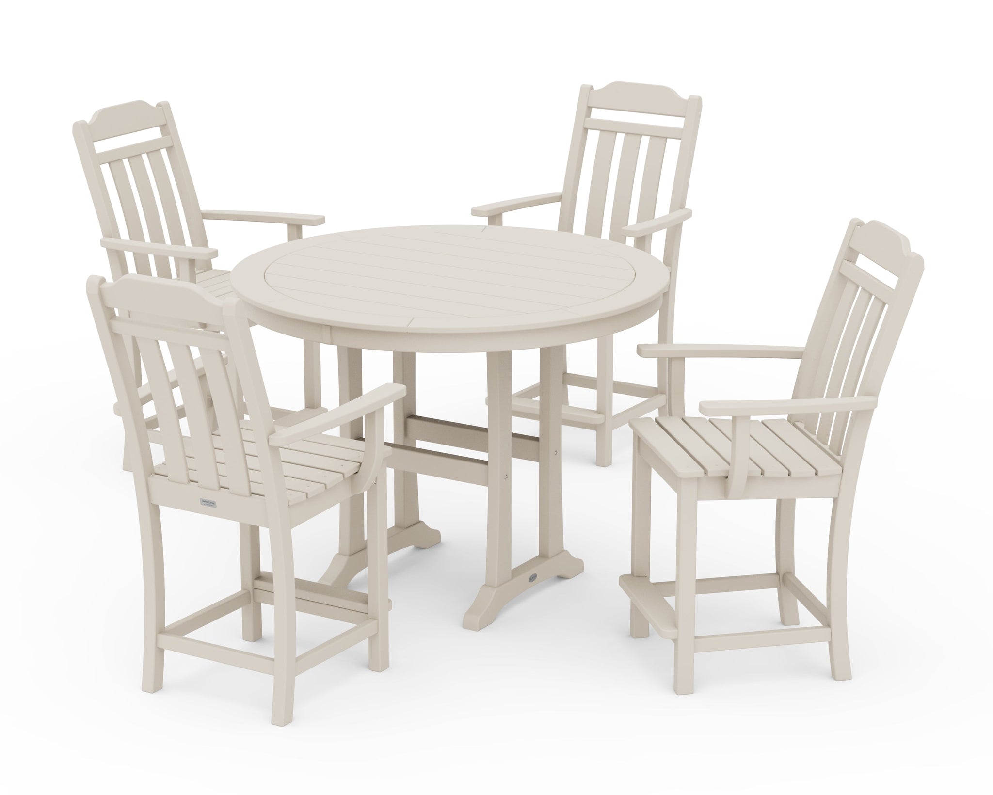 Cottage 5-Piece Round Counter Set