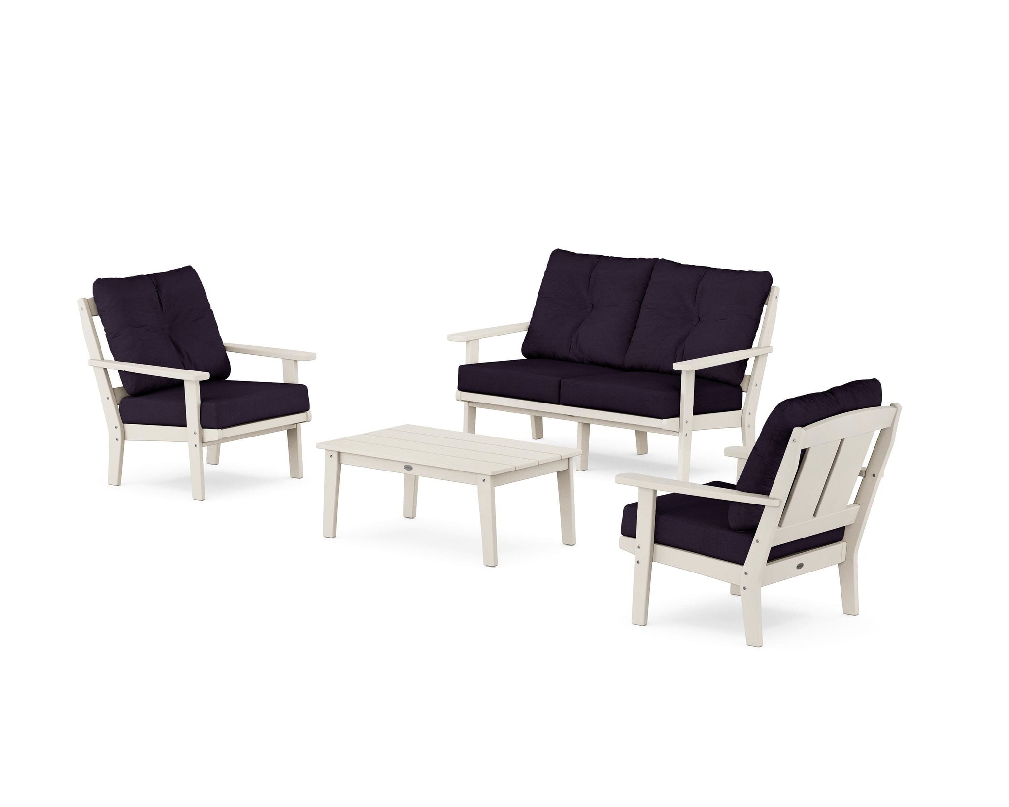 Mission 4-Piece Deep Seating Set with Loveseat