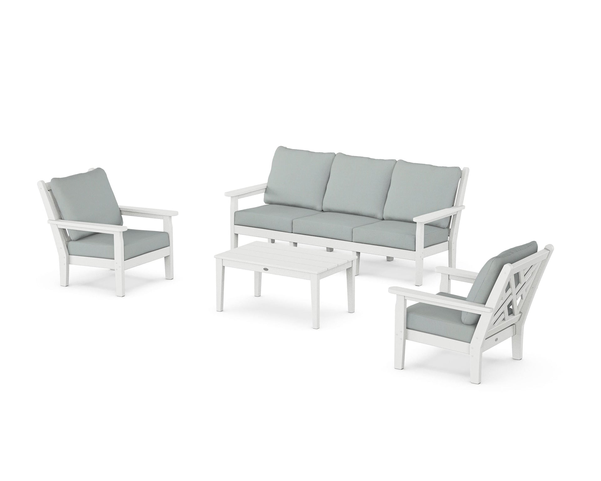 Chippendale 4-Piece Deep Seating Set with Sofa