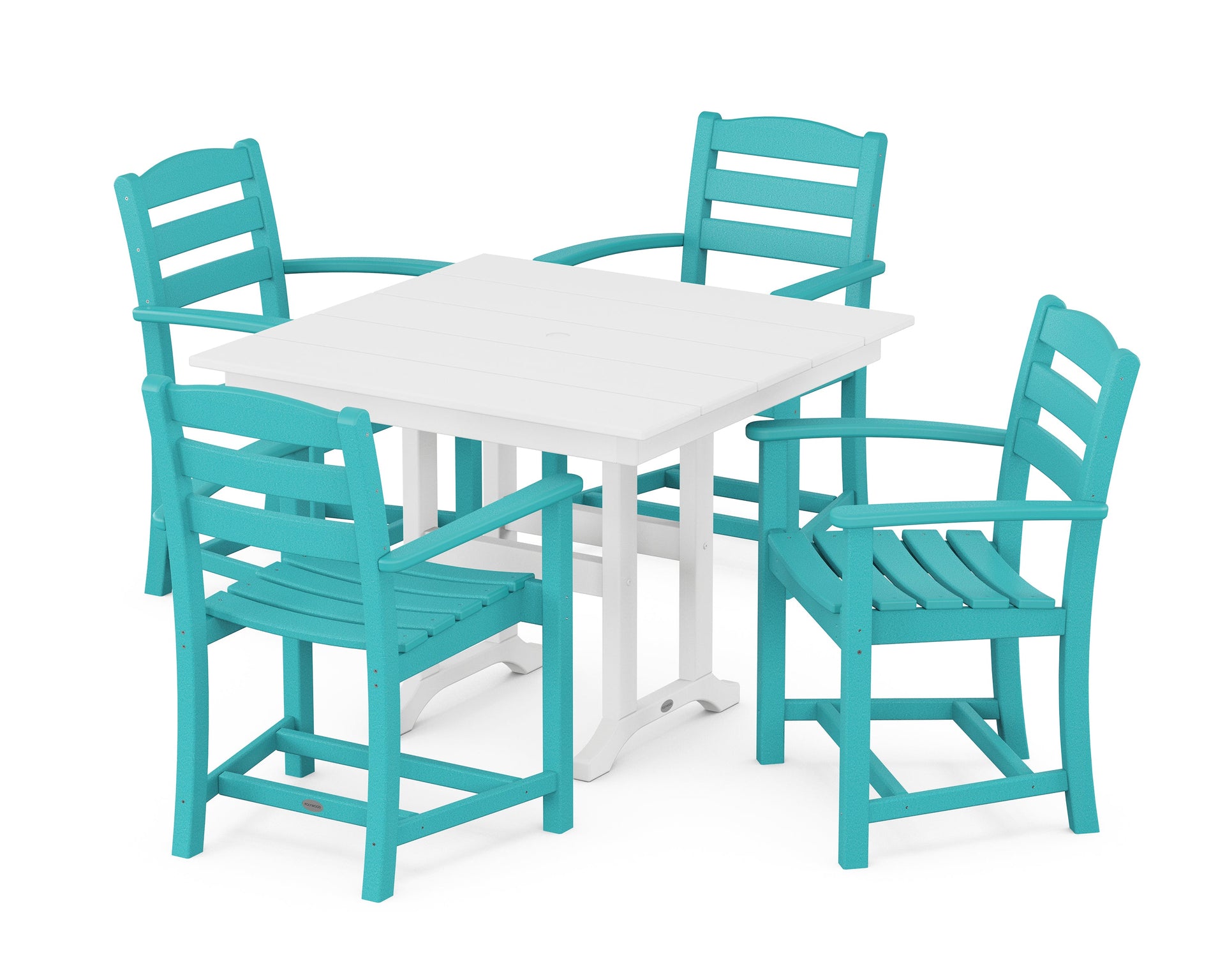 La Casa Café 5-Piece Farmhouse Dining Set