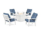 Oxford 5-Piece Deep Seating Set with Fire Pit Table